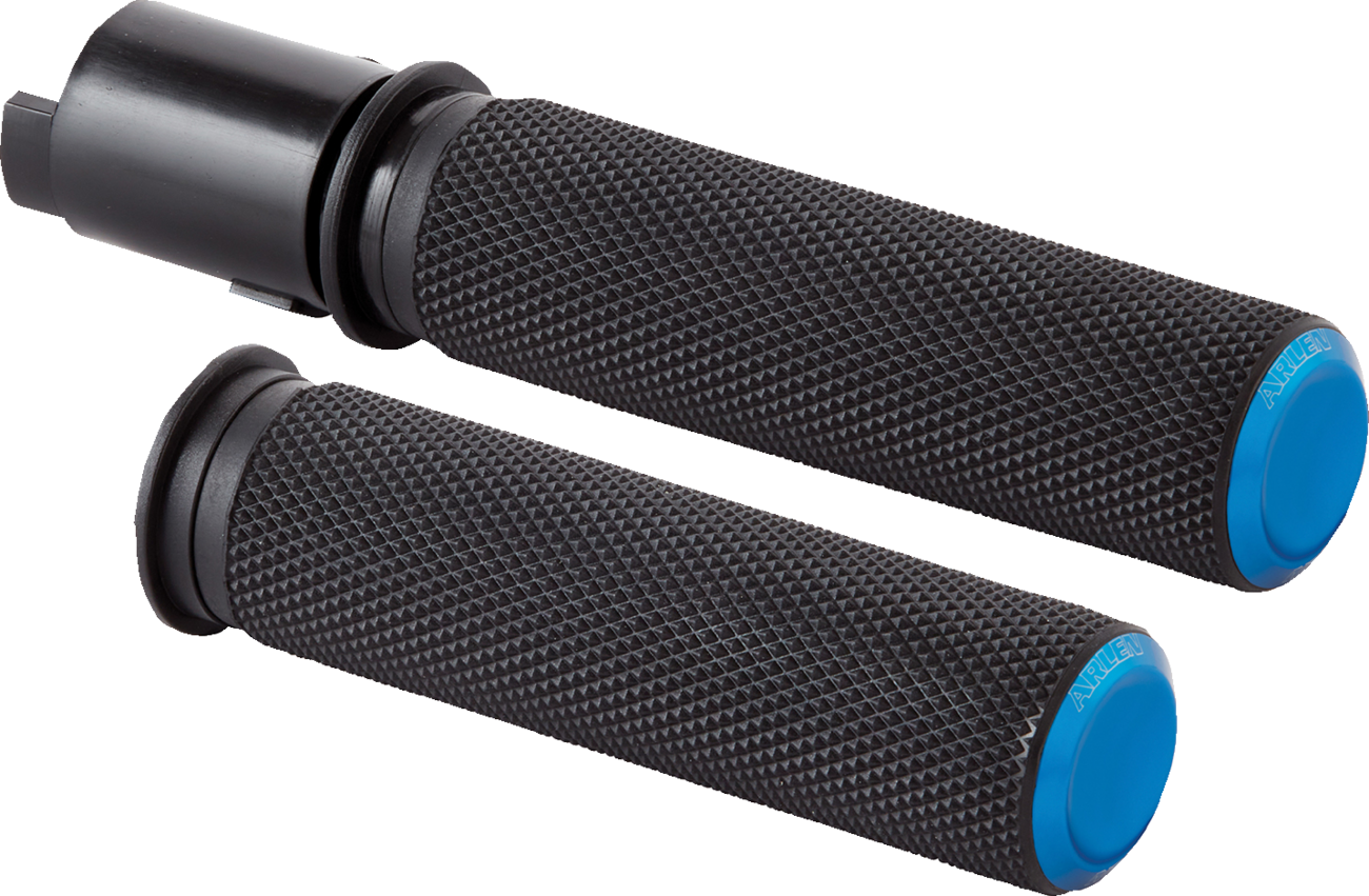 ARLEN NESS Knurled Grips - TBW - Blue 500-053 — image 1