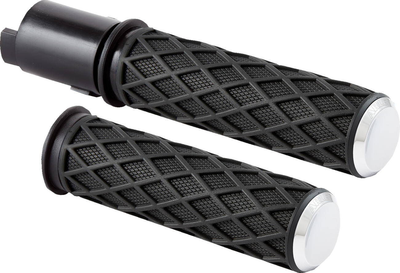 ARLEN NESS Diamond Grips - TBW - Chrome 500-059 — image 2