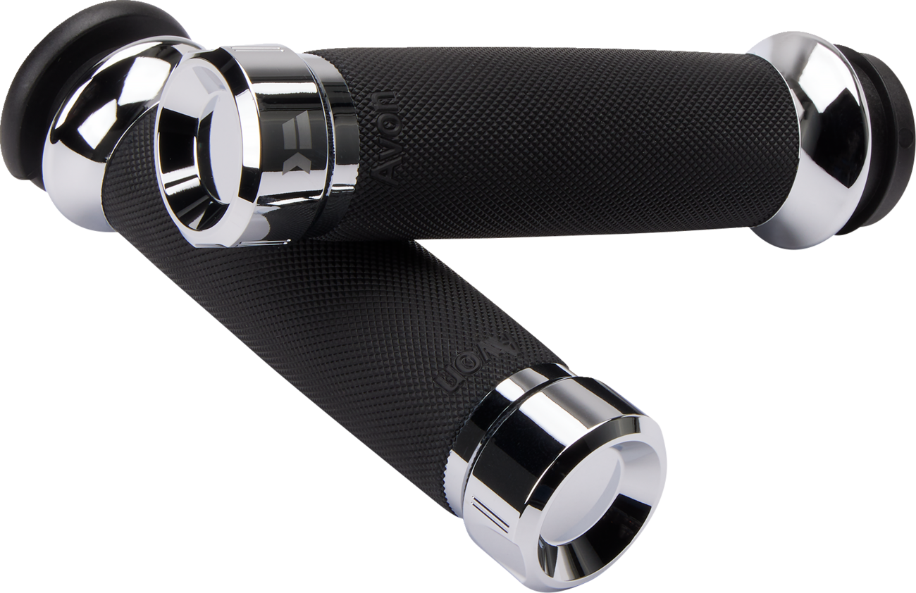 KHROME WERKS Klassic Grips - Custom Contour - TBW - Chrome 500185 — image 1
