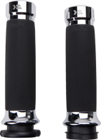 KHROME WERKS Klassic Grips - Custom Contour - TBW - Chrome 500185 — image 2
