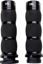 KHROME WERKS Klassic Grips - Air Cushion - TBW - Black 500190 — image 2
