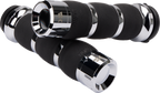 KHROME WERKS Klassic Grips - Air Cushion - TBW - Chrome 500195 — image 1