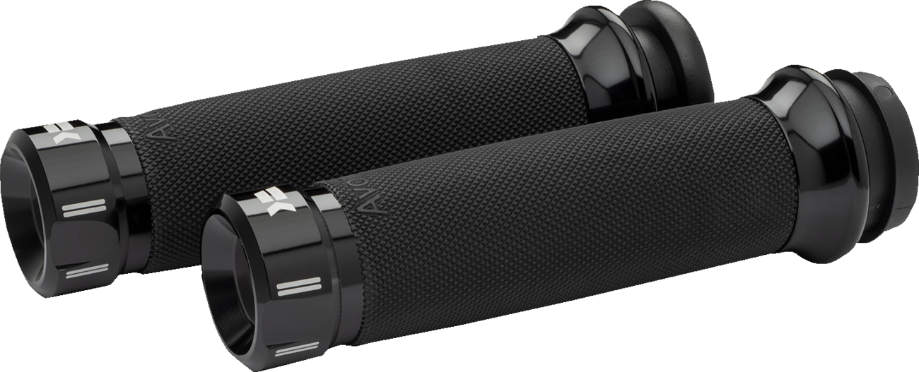KHROME WERKS Klassic Grips - Air Cushion - Cable - Chrome 500295 — image 2