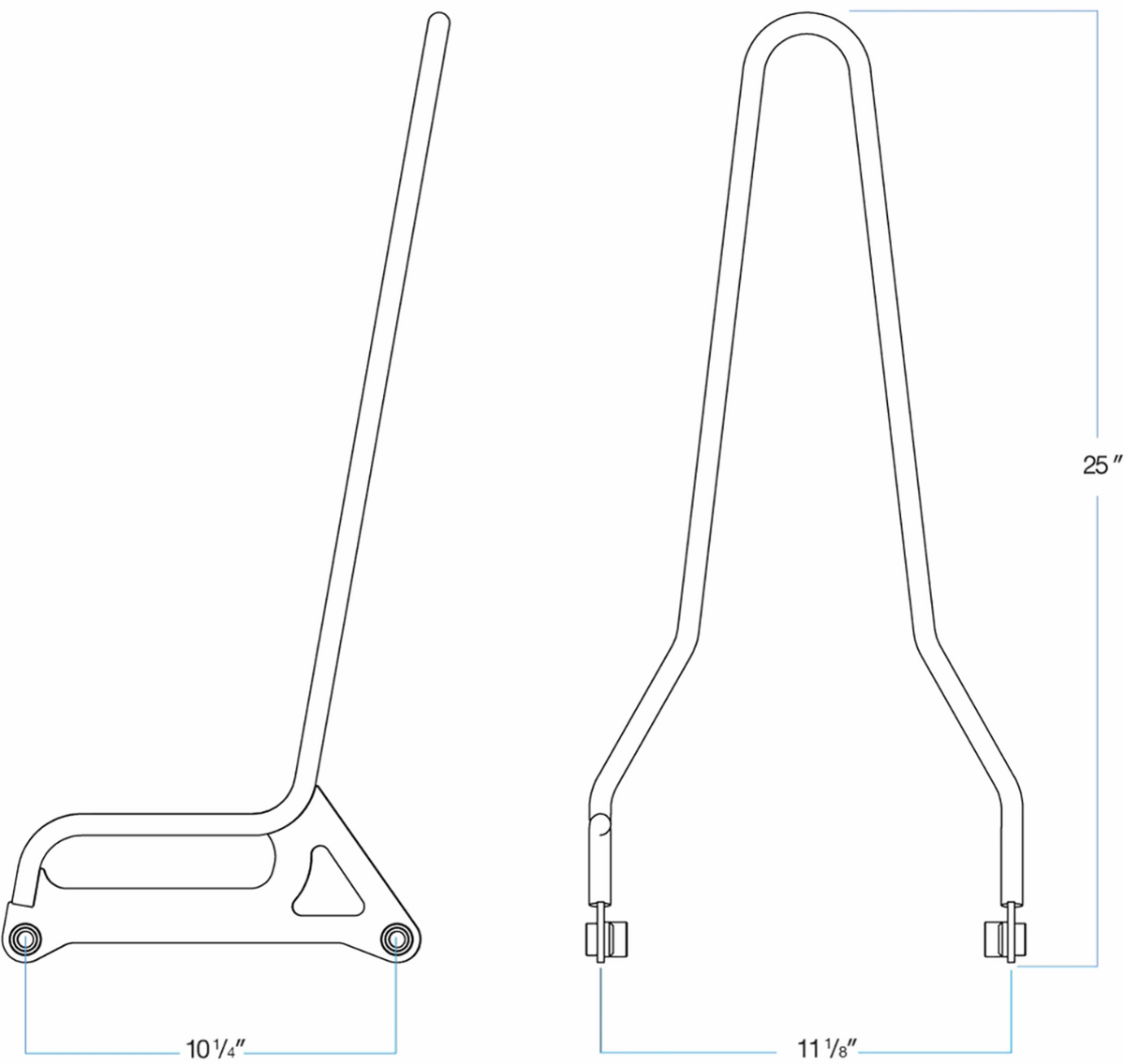 BILTWELL EXFIL Sissy Bar - FXD - Chrome 5003-501 — image 6