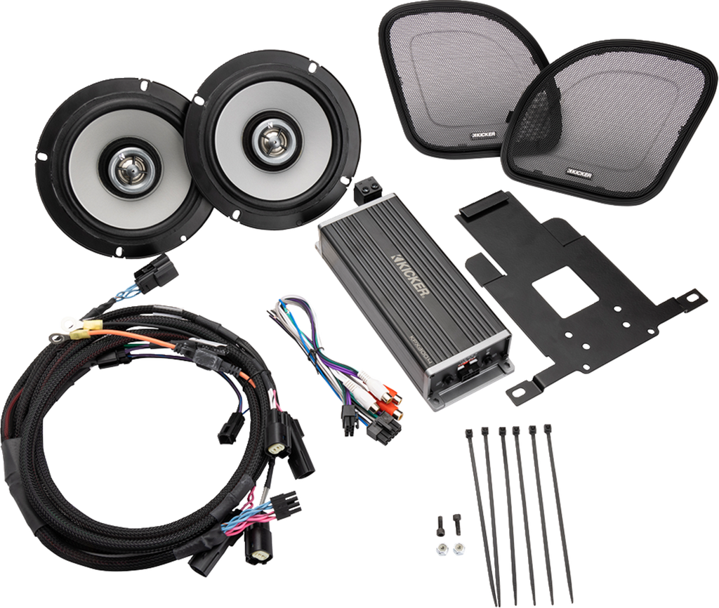 KICKER Speaker/Amplifier Kit - 6-1/2" - 300 W - '14-'24 FLHT/FLHX 50HDS144 — image 2