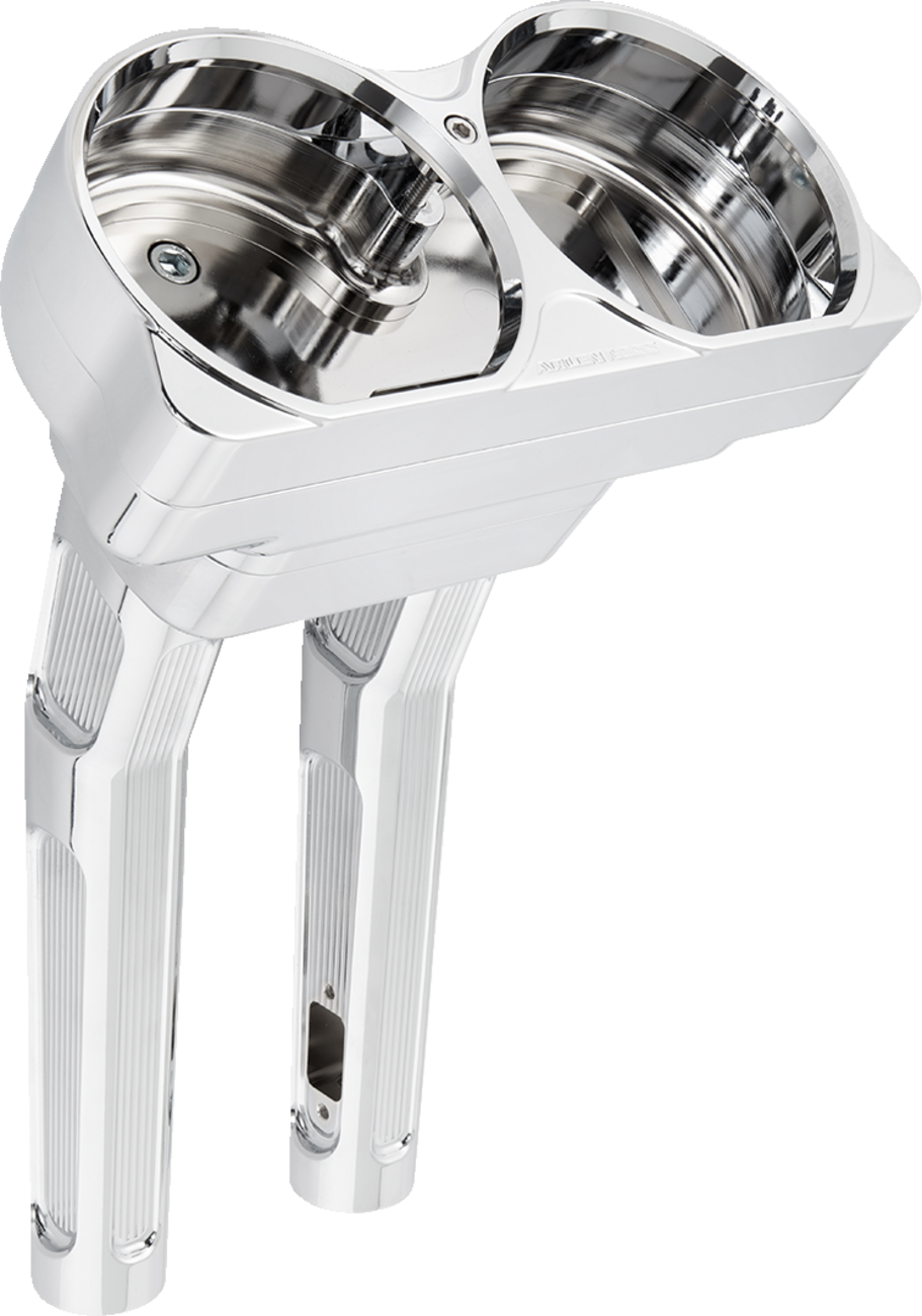 ARLEN NESS Method Kickback Handlebar Riser - 10" - Chrome 520-033 — image 1