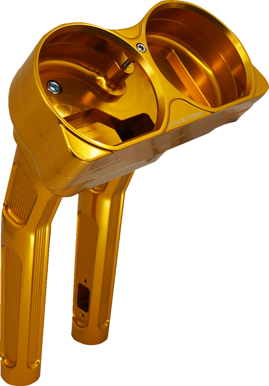 ARLEN NESS Method Kickback Handlebar Riser - 10" - Gold 520-046 — image 1