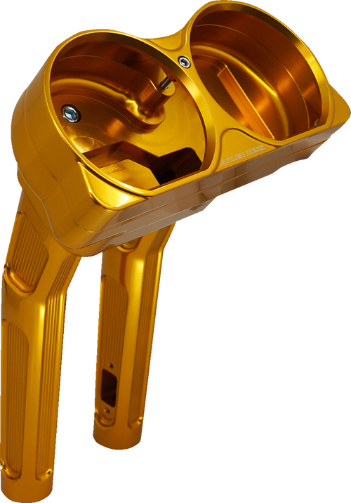 ARLEN NESS Method Kickback Handlebar Riser - 10" - Gold 520-046 — image 1