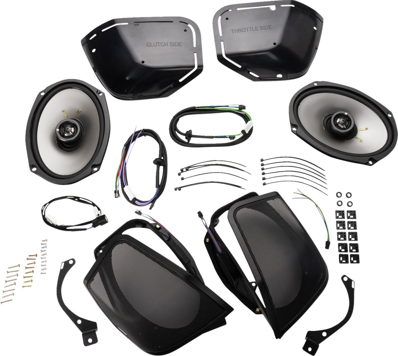 KICKER Cut-In Lid Kit with 6" x 9" Speakers - '14-'23 FLH/FLTR 52HDBX1469 — image 1