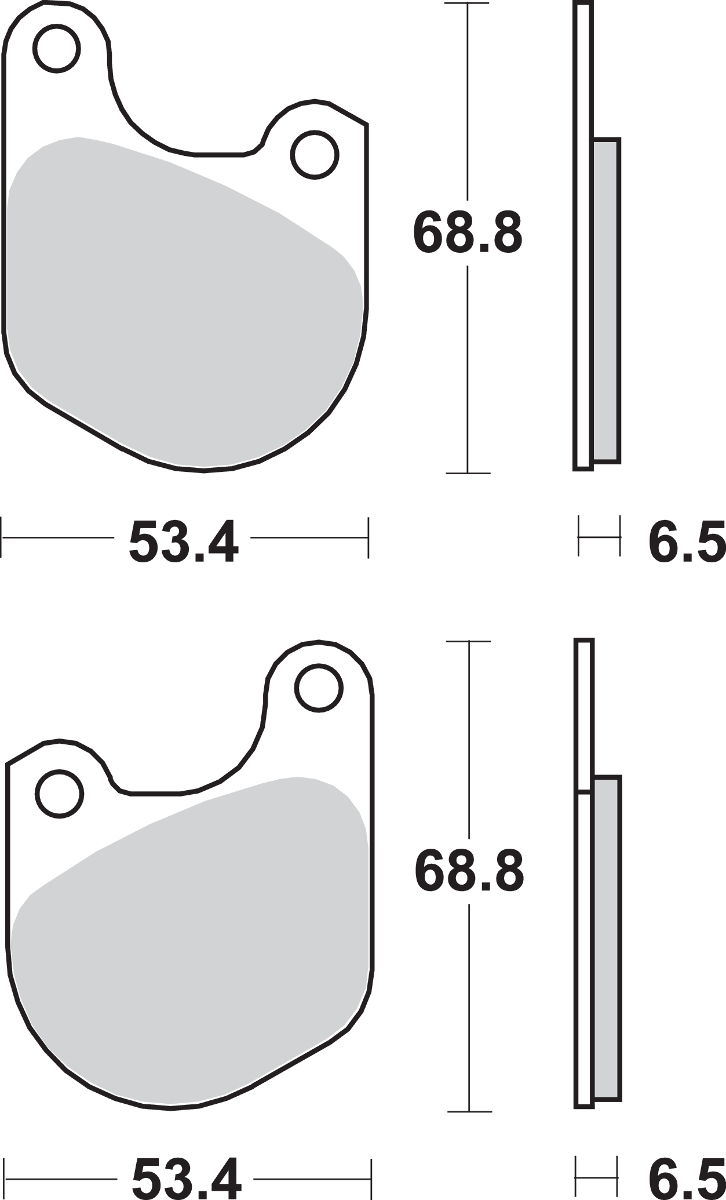SBS Ceramic Brake Pads 537H.HF — image 2