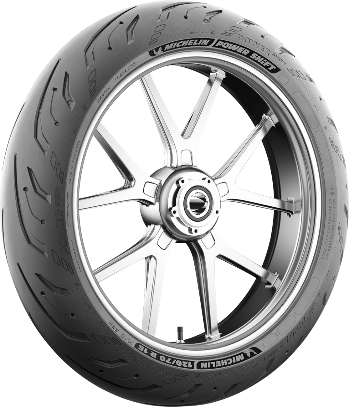 MICHELIN Tire - Power Shift - Front - 120/70R15 - 56H 54607 — image 2