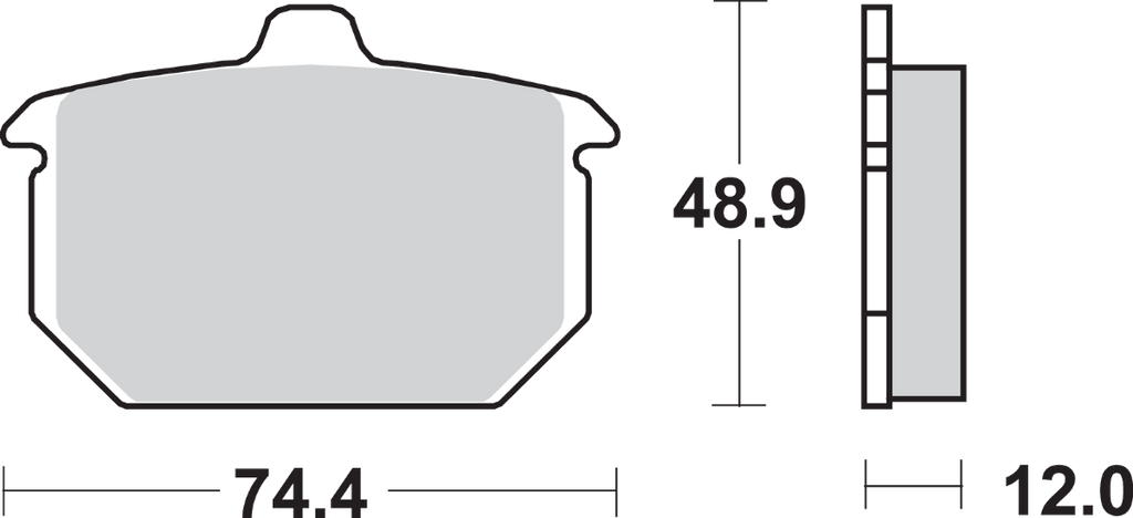 SBS Ceramic Brake Pads 549H.HF — image 2