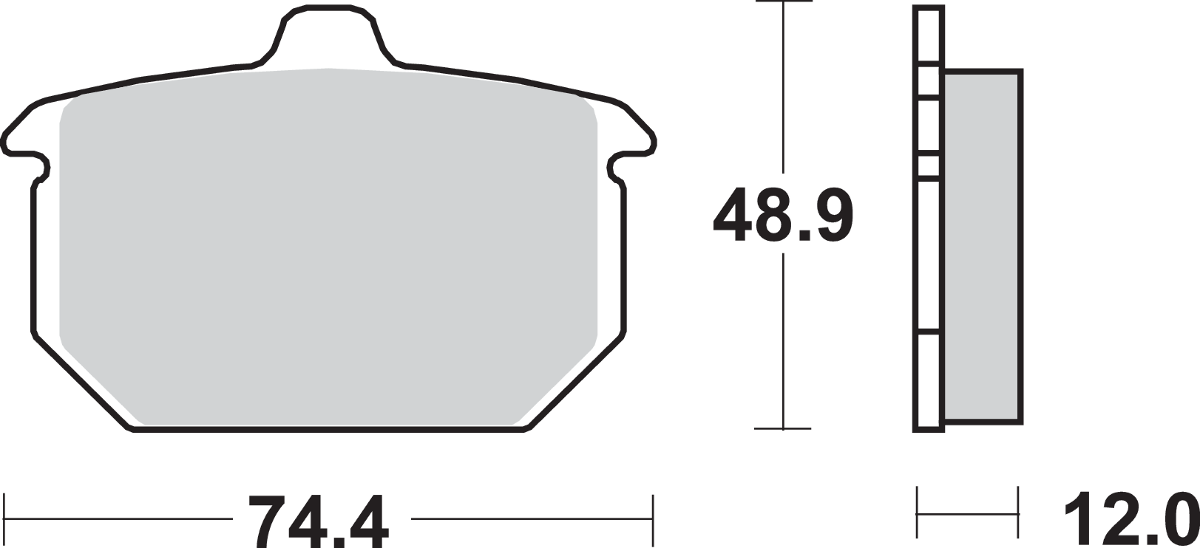 SBS Ceramic Brake Pads 549H.HF — image 2