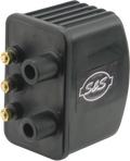 S&S CYCLE Single-Fire Ignition Coil - Black - Harley Davidson 55-1571 — image 1