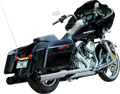 S&S CYCLE 4-1/2" MK45 Performance Mufflers - Chrome with Black Thruster 550-0619 — image 1