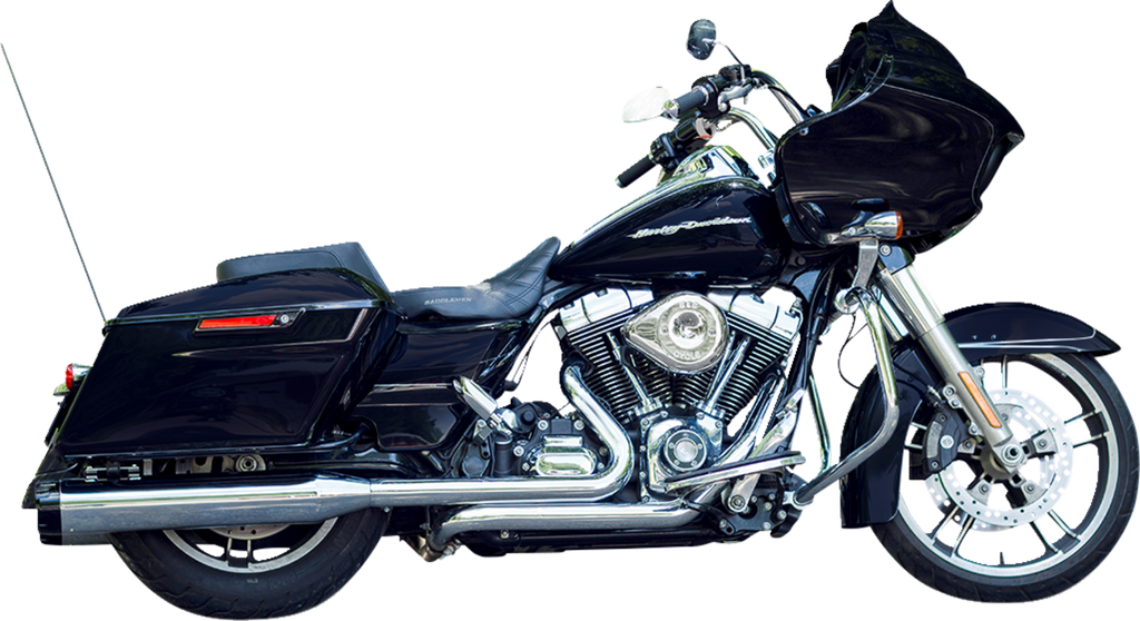 S&S CYCLE 4-1/2" MK45 Performance Mufflers - Chrome with Black Thruster 550-0619 — image 3