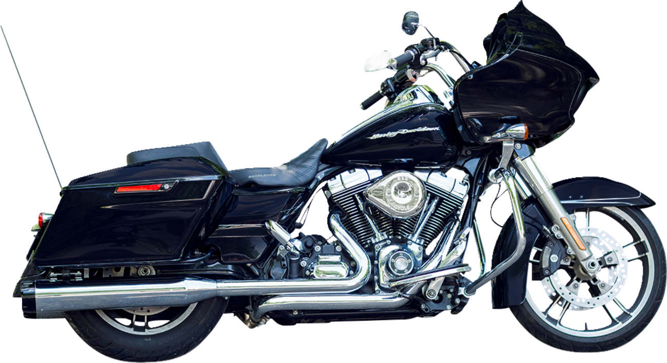 S&S CYCLE 4-1/2" MK45 Performance Mufflers - Chrome with Black Thruster 550-0619 — image 3