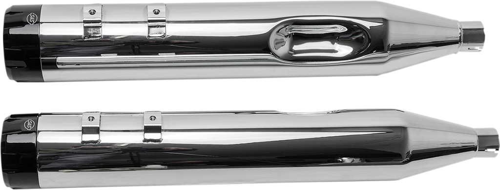 S&S CYCLE 4-1/2" MK45 Performance Mufflers - Chrome with Black Thruster 550-0619 — image 5