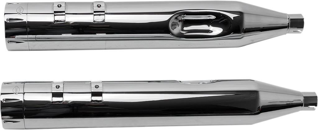 S&S CYCLE 4-1/2" MK45 Performance Mufflers - Chrome with Chrome Tracer 550-0624 — image 3