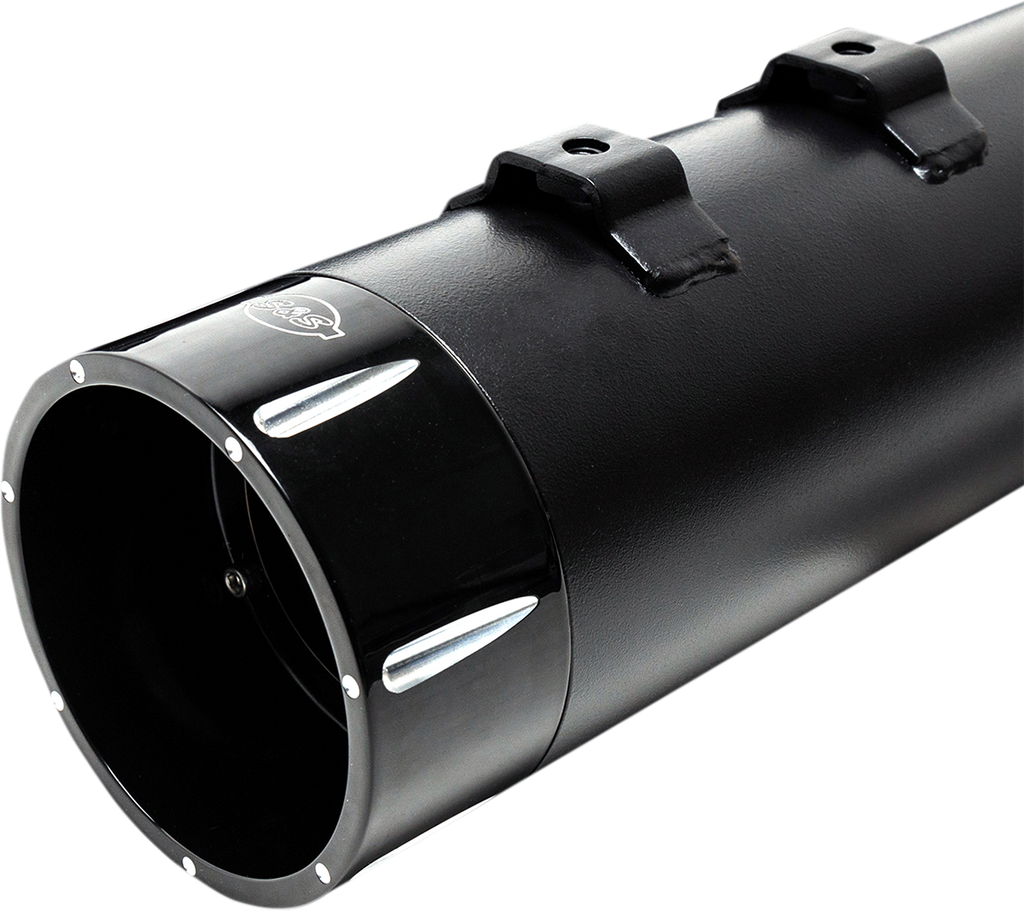 S&S CYCLE 4-1/2" MK45 Performance Mufflers - Black with Black Tracer 550-0625 — image 2