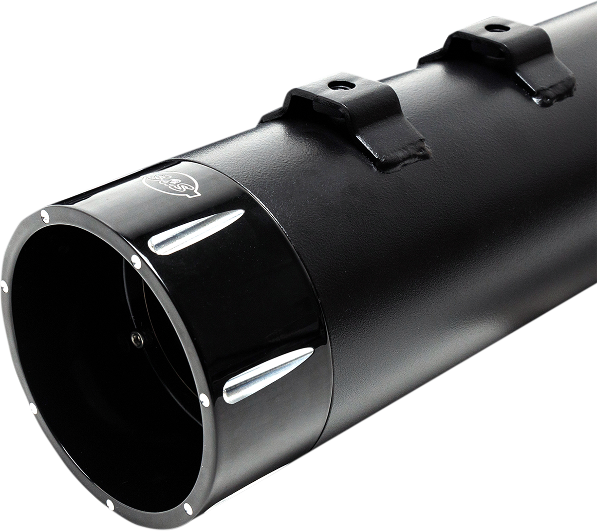 S&S CYCLE 4-1/2" MK45 Performance Mufflers - Black with Black Tracer 550-0625 — image 2