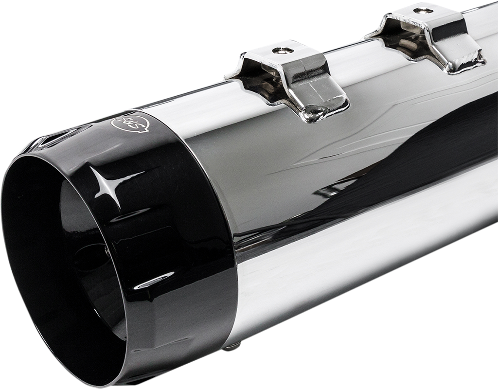 S&S CYCLE 4-1/2" MK45 Performance Mufflers - Black Thruster 550-0664 — image 3