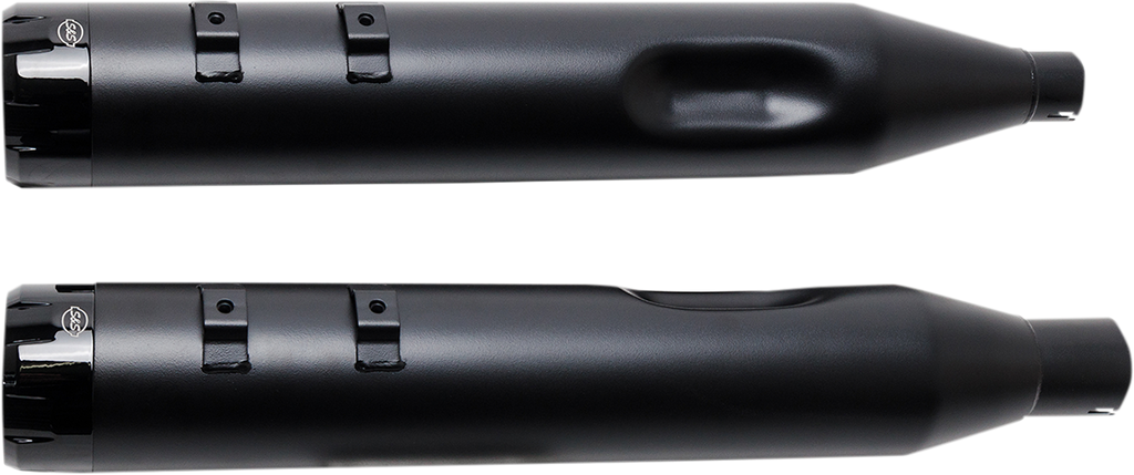 S&S CYCLE 4-1/2" MK45 Performance Mufflers - Black Thruster 550-0666 — image 2
