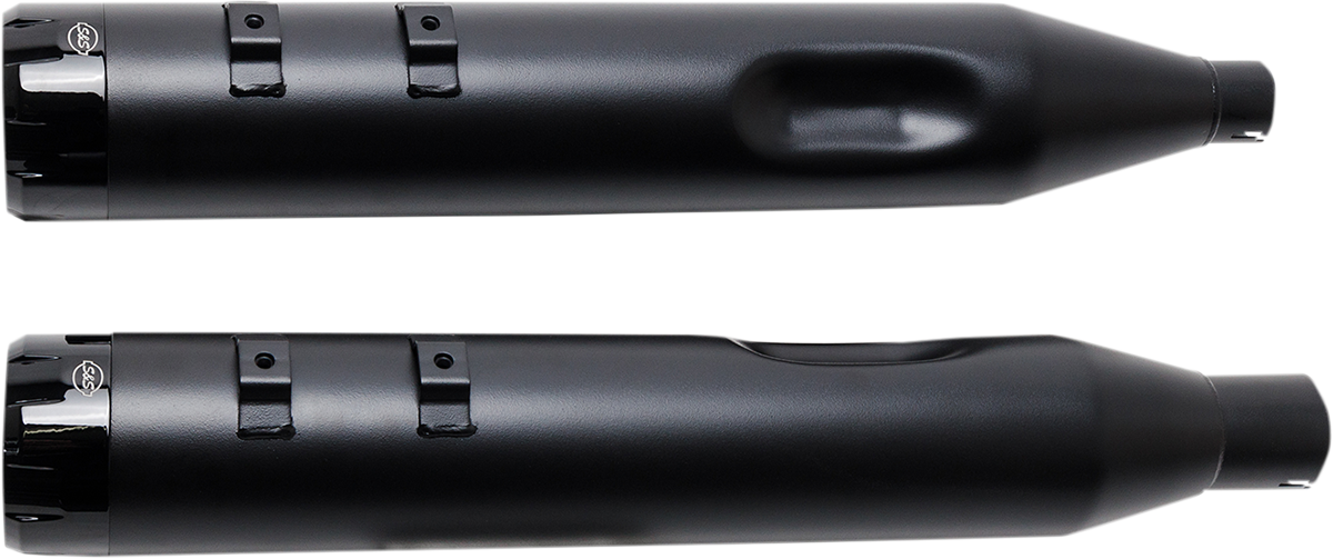 S&S CYCLE 4-1/2" MK45 Performance Mufflers - Black Thruster 550-0666 — image 2