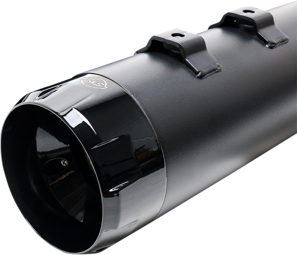 S&S CYCLE 4-1/2" MK45 Performance Mufflers - Black Thruster 550-0666 — image 3