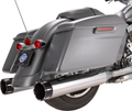 S&S CYCLE 4-1/2" MK45 Performance Mufflers - Black Tracer 550-0668 — image 1