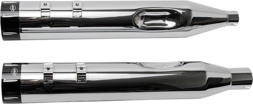 S&S CYCLE 4-1/2" MK45 Performance Mufflers - Black Tracer 550-0668 — image 2