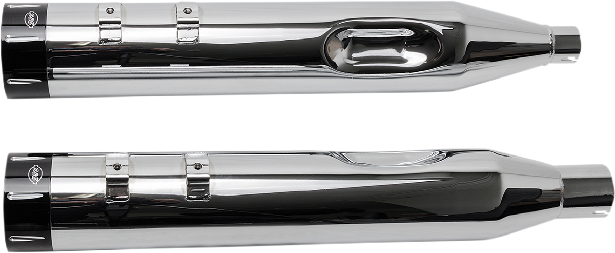 S&S CYCLE 4-1/2" MK45 Performance Mufflers - Black Tracer 550-0668 — image 2