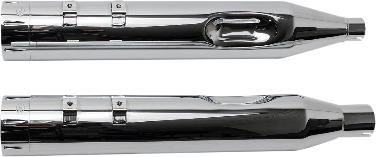 S&S CYCLE 4-1/2" MK45 Performance Mufflers - Chrome Tracer 550-0669 — image 1