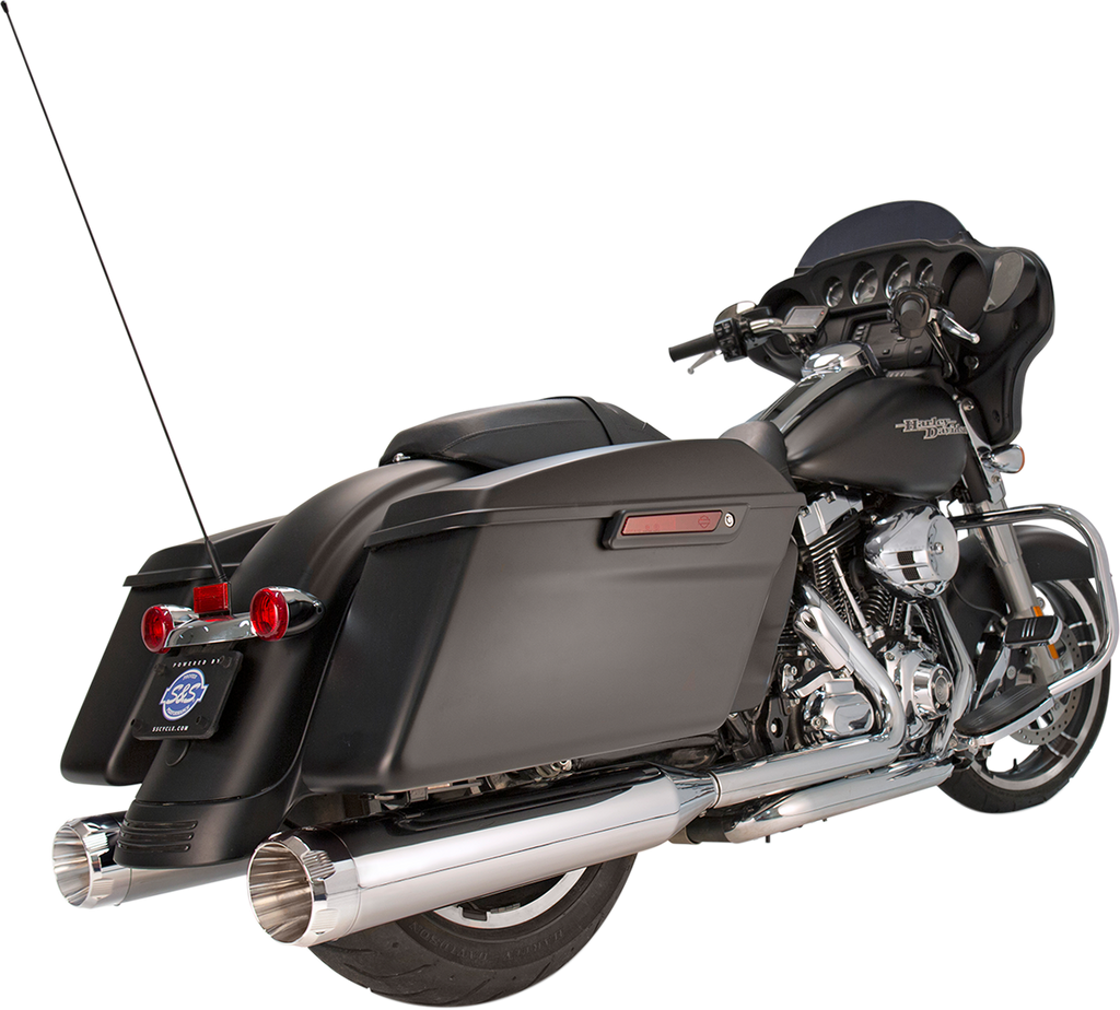 S&S CYCLE 4-1/2" MK45 Performance Mufflers - Chrome Tracer 550-0669 — image 3