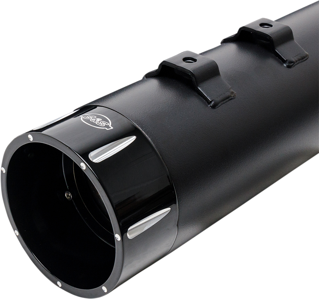 S&S CYCLE 4-1/2" MK45 Performance Mufflers - Black Tracer 550-0670 — image 3