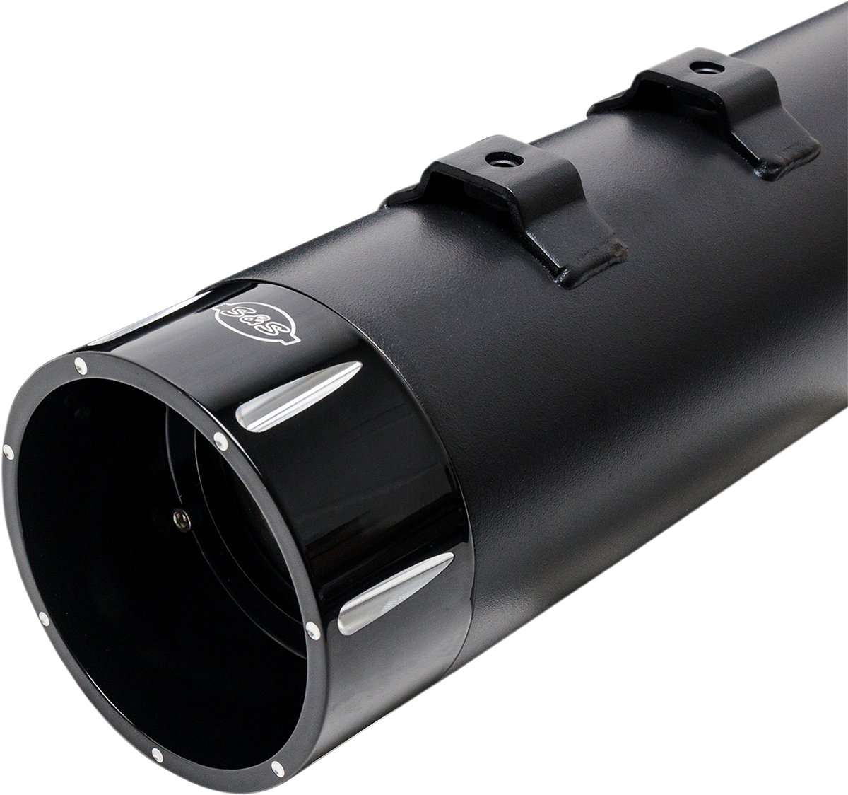 S&S CYCLE 4-1/2" MK45 Performance Mufflers - Black Tracer 550-0670 — image 3