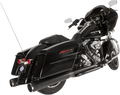 S&S CYCLE El Dorado Dual Exhaust System - Black - Black Thruster 550-0679B — image 1