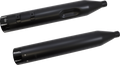 S&S CYCLE El Dorado Dual Exhaust System - Black - Machined Black Tracer 550-0680B — image 1