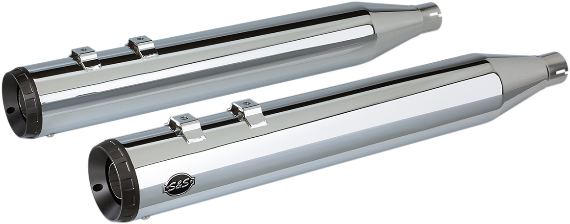 S&S CYCLE Grand National Slip-On Mufflers - Black - FLT '95-'16 550-0690 — image 2