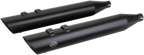 S&S CYCLE Slash Cut Slip-On Mufflers - Black 550-0692 — image 1