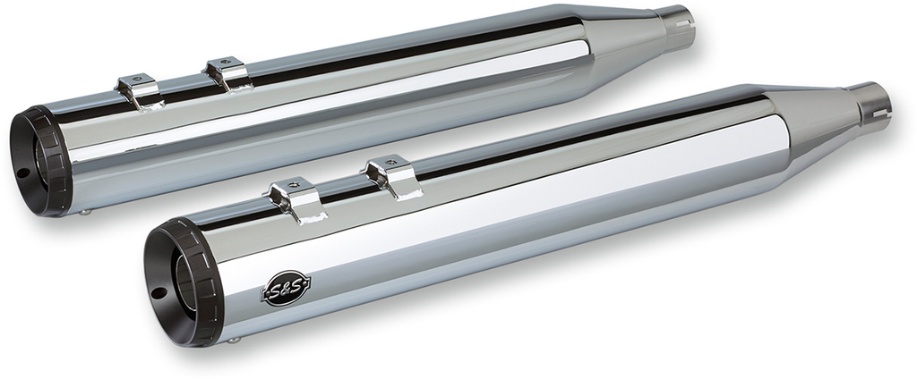 S&S CYCLE Grand National Slip-On Mufflers - Chrome - M8 FL 550-0693 — image 2