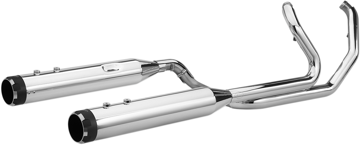 S&S CYCLE El Dorado Dual Exhaust System - Chrome - Black Thruster 550-0699C — image 2