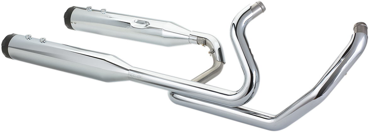S&S CYCLE El Dorado Dual Exhaust System - Chrome - Black Thruster 550-0699C — image 3