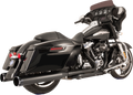 S&S CYCLE El Dorado Dual Exhaust System - Black - Black Thruster 550-0700C — image 1