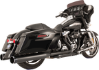 S&S CYCLE El Dorado Dual Exhaust System - Black - Black Thruster 550-0700C — image 1