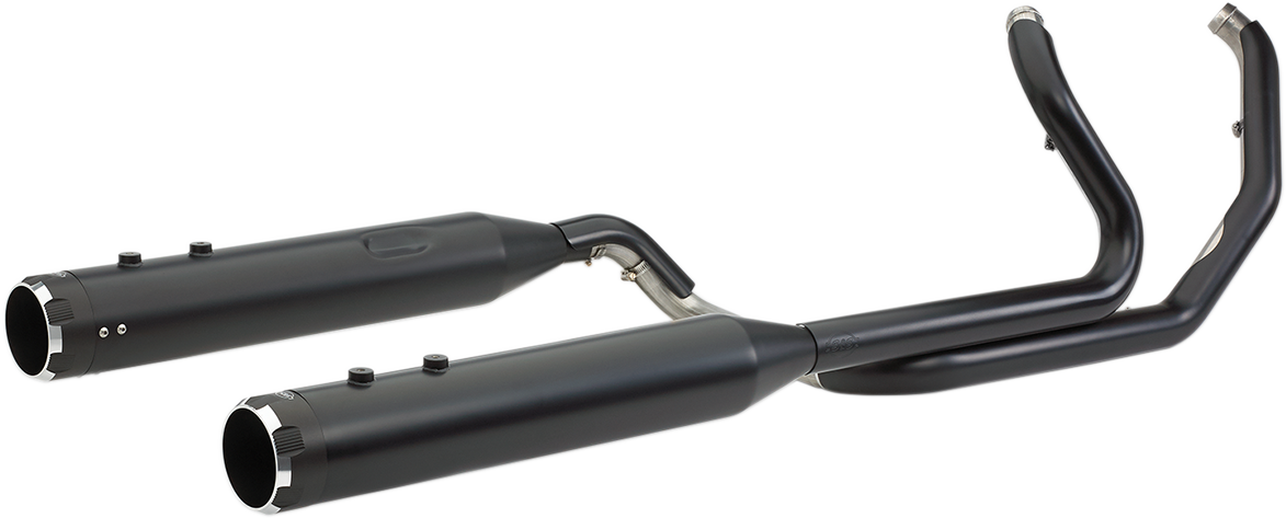 S&S CYCLE El Dorado Dual Exhaust System - Black - Black Thruster 550-0700C — image 2