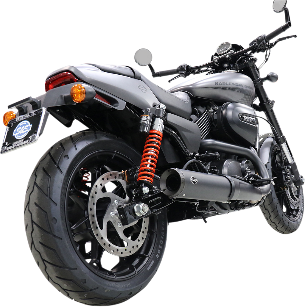 S&S CYCLE Grand National Slip-On Muffler - 4" - Black Ceramic - XG500/750 550-0703 — image 2