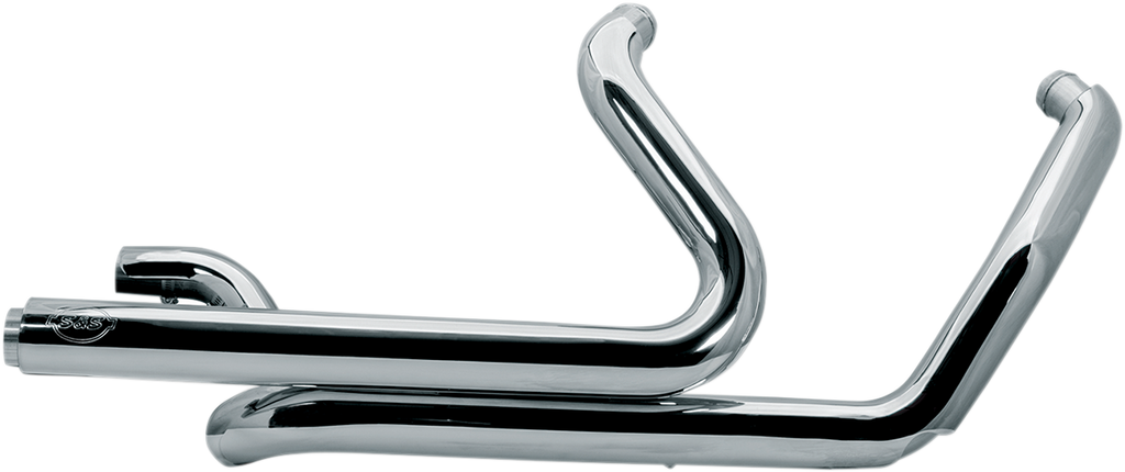 S&S CYCLE Power Tune® Dual Headers - Chrome 550-0704 — image 1