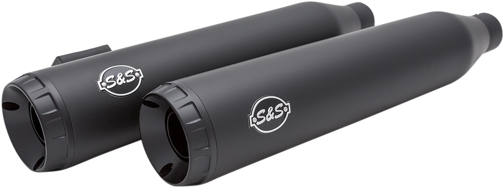 S&S CYCLE Grand National Slip-On Mufflers - Guardian Black - FXDF 550-0725 — image 2