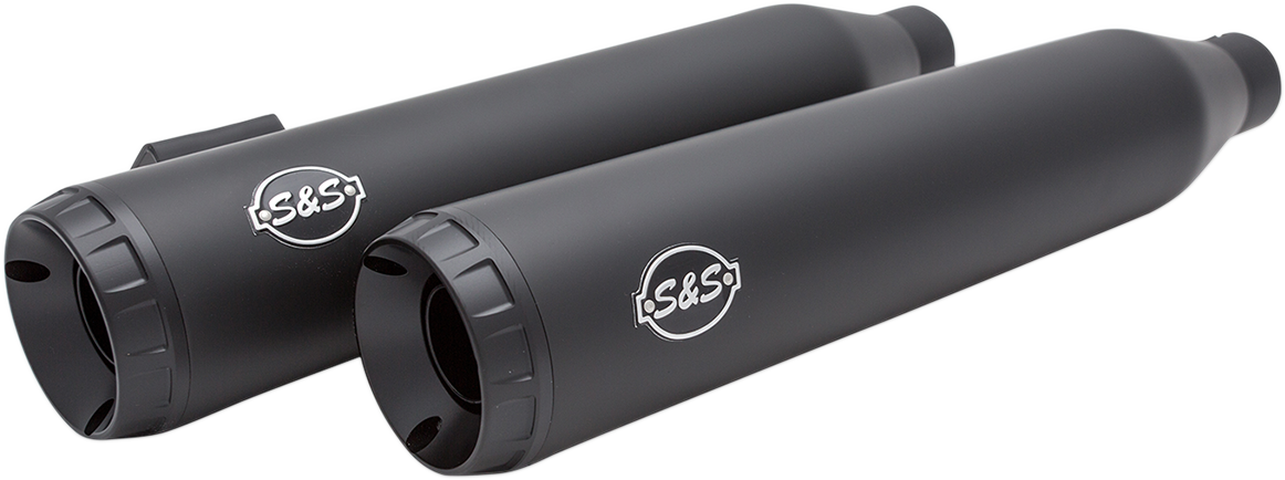 S&S CYCLE Grand National Slip-On Mufflers - Guardian Black - FXDF 550-0725 — image 2